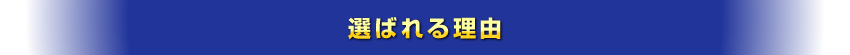 選ばれる理由